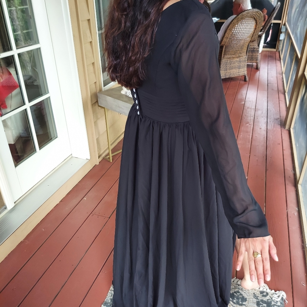 Black gown